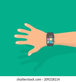 Smart watch - vector illustration