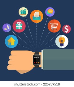 Smart Watch Vector Illustration