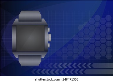 Smart watch vector illustration