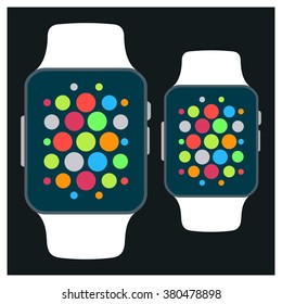 Smart watch vector illustration