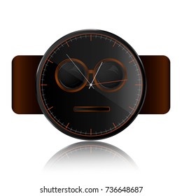 Smart watch vector illustration.