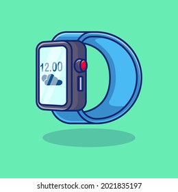 diseño de ilustración de vector de reloj inteligente