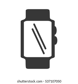 smart watch wearable technology display vector illustration eps 10