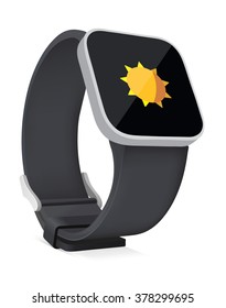 Smart watch with weathe screen