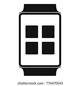 Smart watches icon. Simple illustration of smart watches vector icon for web