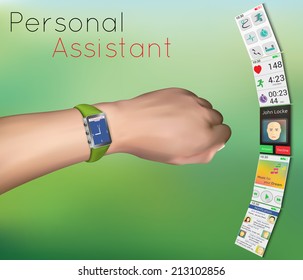 Smart watches on hand