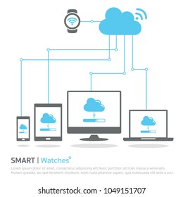 smart watches sync icon