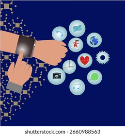 Smart watches will display the wearer’s activity data