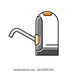 smart water dispenser home color icon vector. smart water dispenser home sign. isolated symbol illustration