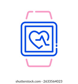 Smart Wearables Vector for Health Monitoring and Future Gadgets. Tech wristband icon, fitness tracking, smart accessory concept