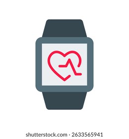Smart Wearables Vector for Health Monitoring and Future Gadgets. Tech wristband icon, fitness tracking, smart accessory concept