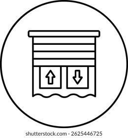 Ícone de vetor de Janela Inteligente. Pode ser usado para impressão, aplicativos móveis e da Web.