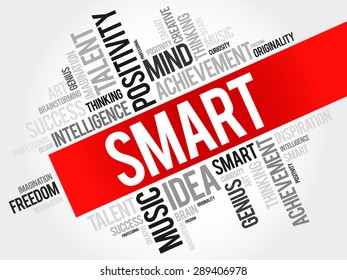 Smart word cloud, business concept