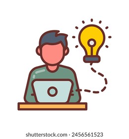 Smart Working icon in vector. Logotype
