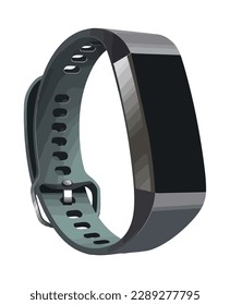 smart wrist watch accessory icon isolated