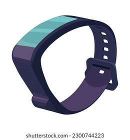 smart wristwatch accessory icon isolated