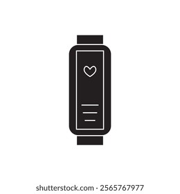 Smartband icon Vector flat thin line illustration