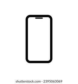 Smartfon icon. Simple vector sign