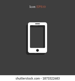 smartfon icon. Vector illustration EPS 10.