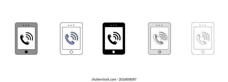 icono de tipo vector de teléfono inteligente
