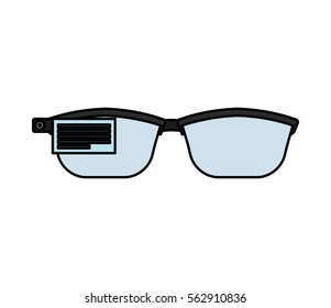 smartglass gadget isolated icon vector illustration design