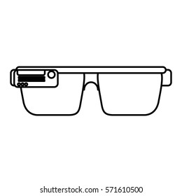 smartglass gadget isolated icon vector illustration design