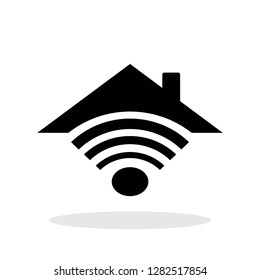 Smarthome icon in flat style. House automation symbol for your web site design, logo, app, UI Vector EPS 10.