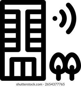 Icono de casa inteligente. Diseño De Estilo Lineal Delgado Aislado Sobre Fondo Blanco