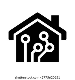 smarthome solid icon vector design good for web or mobile app