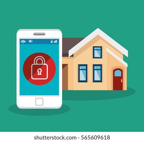 smarthome technology isolated icon