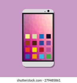 Smarthphone icons screen