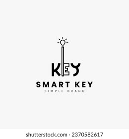 Plantilla de diseño de logotipo de icono Smartkey.