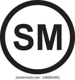smartmark icon on white background. flat style. smartmark icon for your web site design, logo, app, UI. smartmark symbol. smartmark sign. 