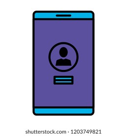 smartphone with acount user