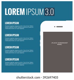 Smartphone Ad Template Design
