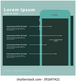 Smartphone Ad Template Design