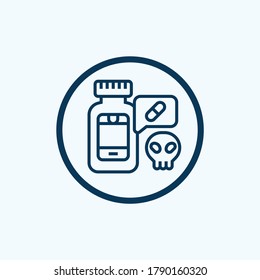 Smartphone addiction icon. Isometric of smartphone addiction vector icon for web design isolated on white background
