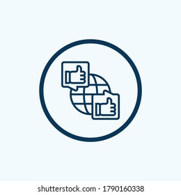 Smartphone addiction icon. Isometric of smartphone addiction vector icon for web design isolated on white background
