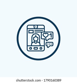 Icono de adicción al Smartphone. Isometric del icono vector de adicción al smartphone para el diseño web aislado en fondo blanco
