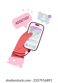Ilustración de vectores de iluminación de adición de Smartphone