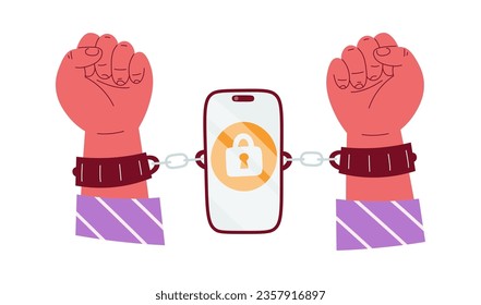 Ilustración de vectores de iluminación de adición de Smartphone