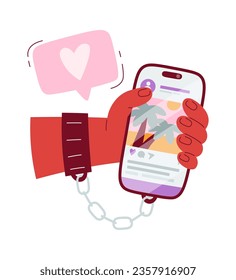 Ilustración de vectores de iluminación de adición de Smartphone