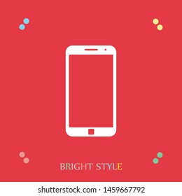 The smartphone ahd phone vector icon. The symbol of call , calling and phone sign.