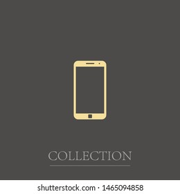 The smartphone ahd phone vector icon. The symbol of call , calling and phone sign.