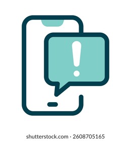 A smartphone with an alert icon, symbolizing mobile business alerts