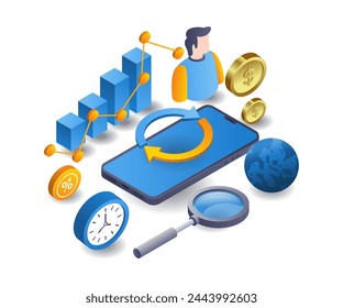 Smartphone analysis of business management developments