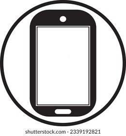 smartphone android or iPhone icon for technology