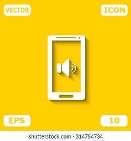 Smartphone with announced icon