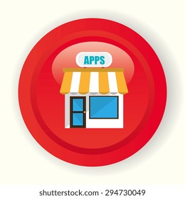Smartphone app design, vector illustration eps 10.