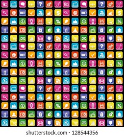 smartphone app icons seamless background